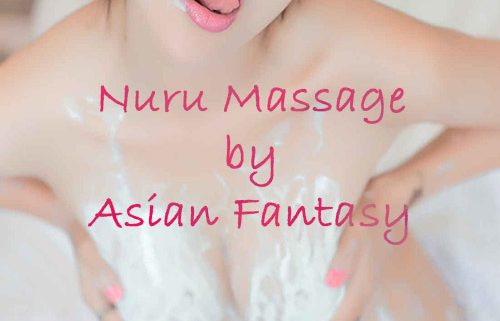 Asian escort is providing customer a nuru massage